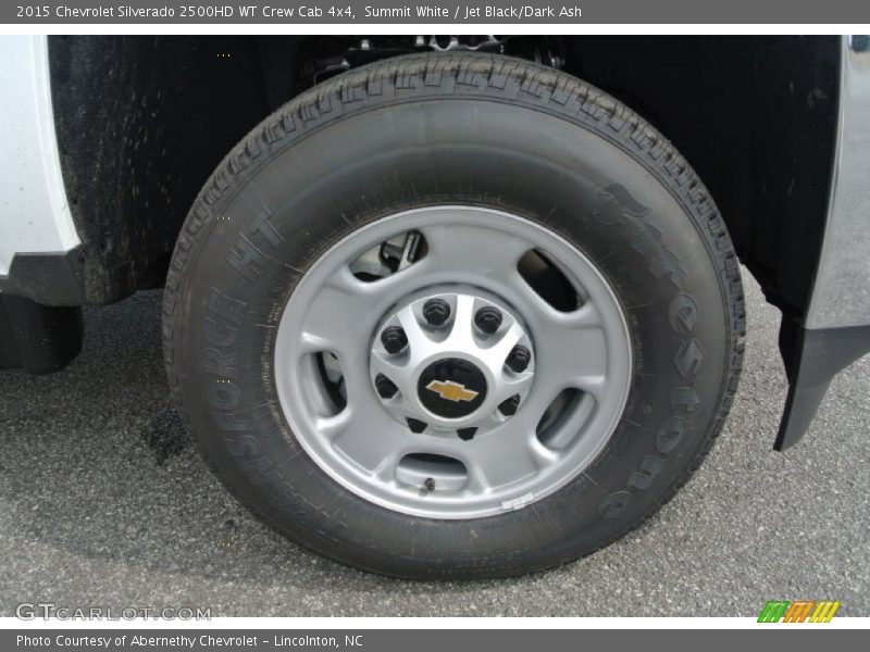 Summit White / Jet Black/Dark Ash 2015 Chevrolet Silverado 2500HD WT Crew Cab 4x4