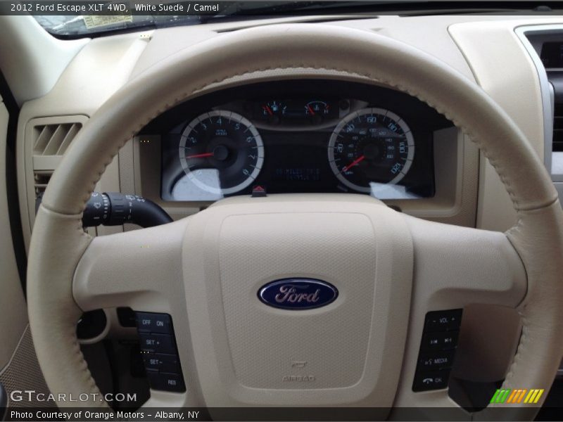 White Suede / Camel 2012 Ford Escape XLT 4WD