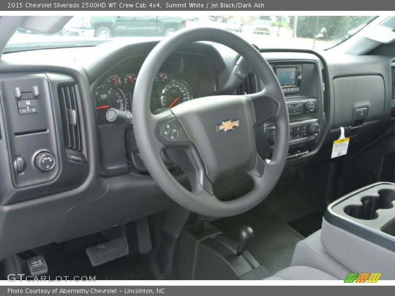 Summit White / Jet Black/Dark Ash 2015 Chevrolet Silverado 2500HD WT Crew Cab 4x4