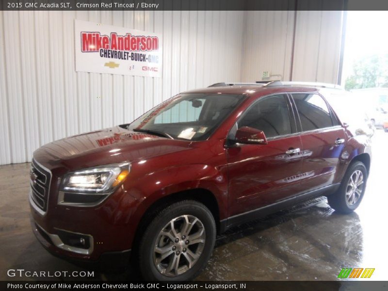 Crimson Red Tincoat / Ebony 2015 GMC Acadia SLT