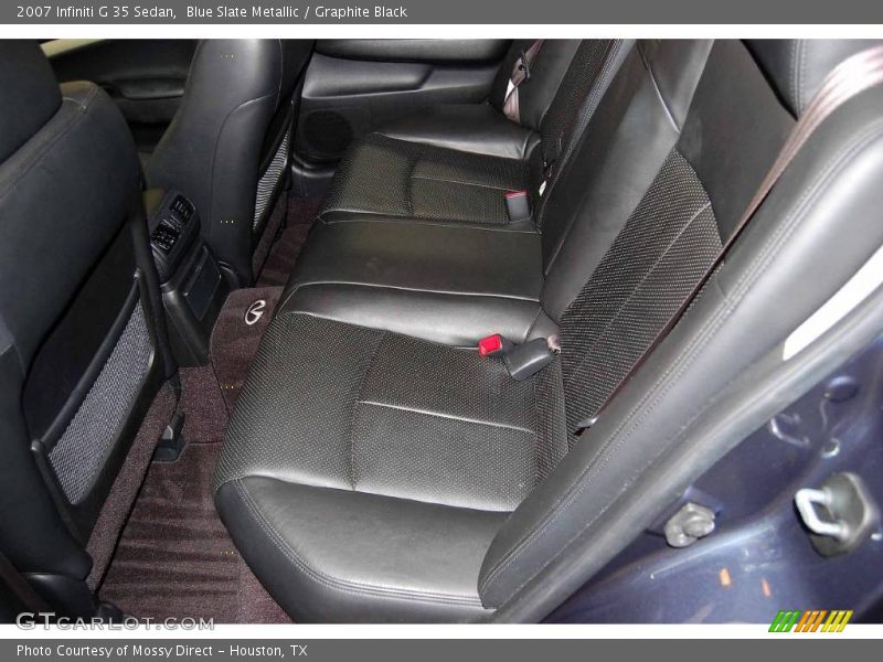 Blue Slate Metallic / Graphite Black 2007 Infiniti G 35 Sedan