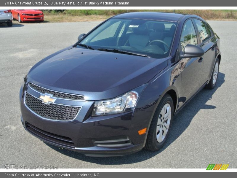 Blue Ray Metallic / Jet Black/Medium Titanium 2014 Chevrolet Cruze LS
