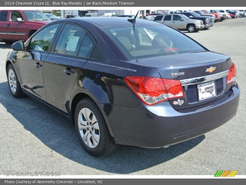 Blue Ray Metallic / Jet Black/Medium Titanium 2014 Chevrolet Cruze LS