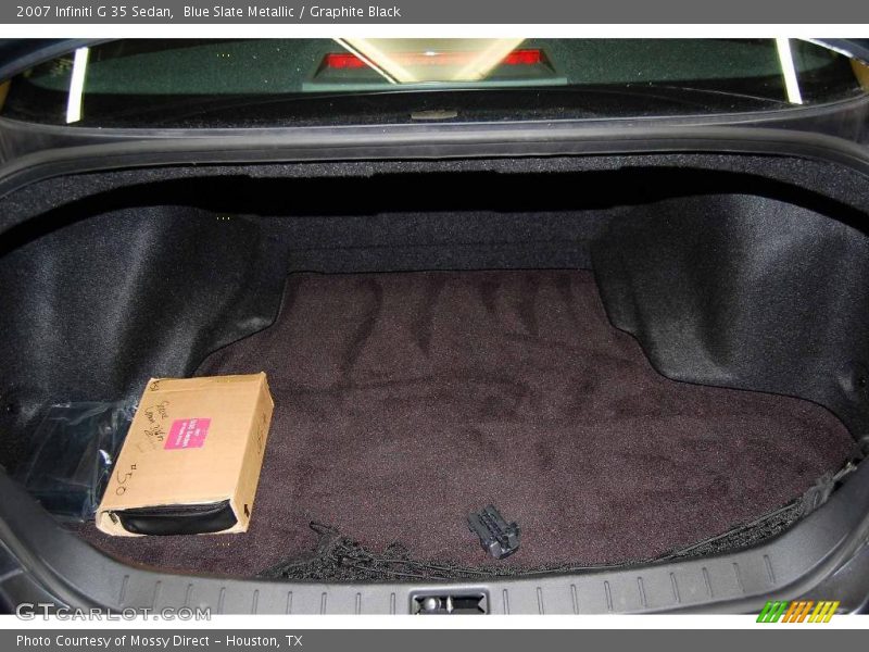 Blue Slate Metallic / Graphite Black 2007 Infiniti G 35 Sedan