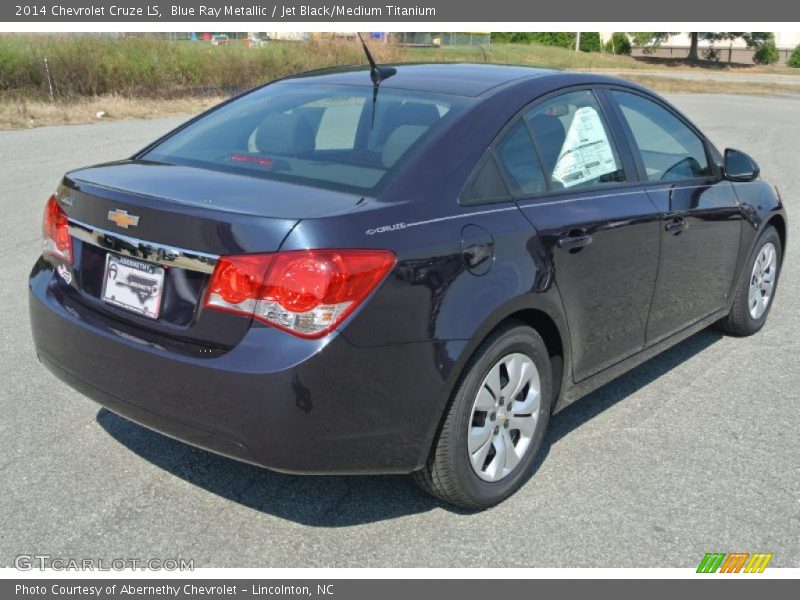 Blue Ray Metallic / Jet Black/Medium Titanium 2014 Chevrolet Cruze LS