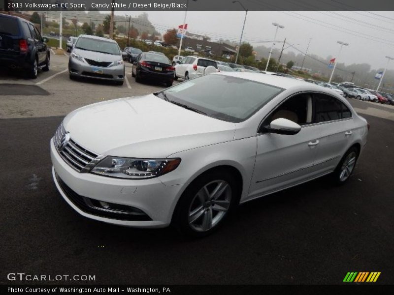 Candy White / Desert Beige/Black 2013 Volkswagen CC Sport