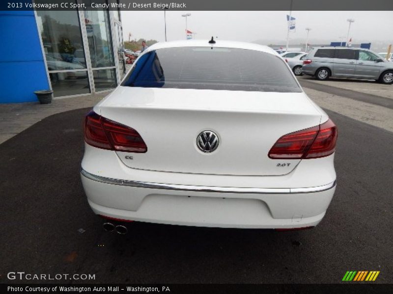 Candy White / Desert Beige/Black 2013 Volkswagen CC Sport