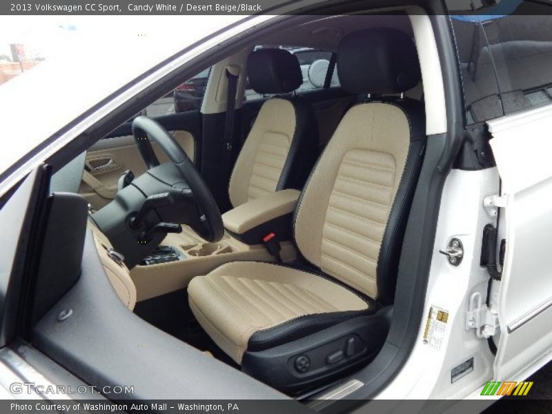 Candy White / Desert Beige/Black 2013 Volkswagen CC Sport