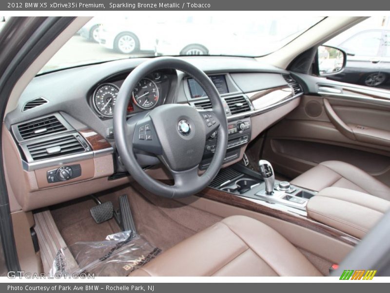 Sparkling Bronze Metallic / Tobacco 2012 BMW X5 xDrive35i Premium