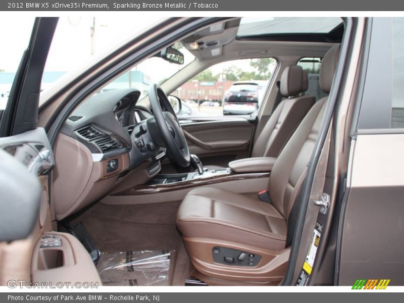 Sparkling Bronze Metallic / Tobacco 2012 BMW X5 xDrive35i Premium