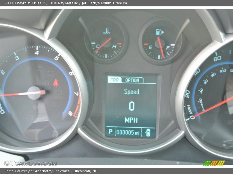 Blue Ray Metallic / Jet Black/Medium Titanium 2014 Chevrolet Cruze LS