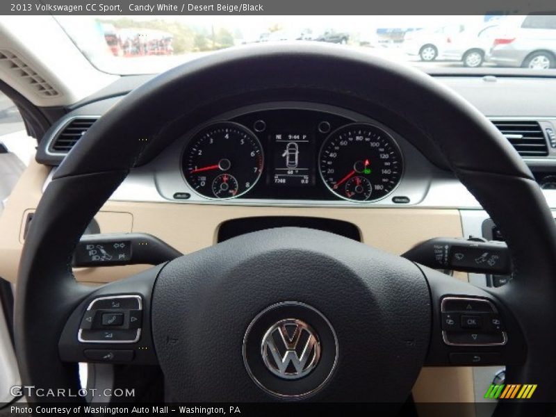 Candy White / Desert Beige/Black 2013 Volkswagen CC Sport