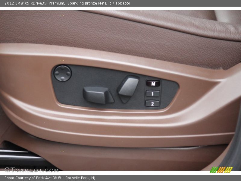 Sparkling Bronze Metallic / Tobacco 2012 BMW X5 xDrive35i Premium