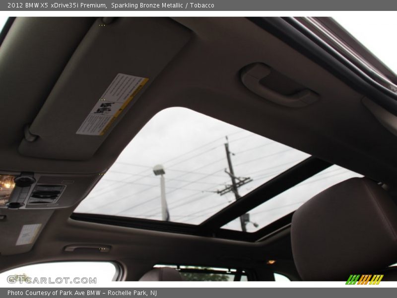 Sparkling Bronze Metallic / Tobacco 2012 BMW X5 xDrive35i Premium