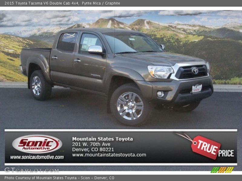 Pyrite Mica / Graphite 2015 Toyota Tacoma V6 Double Cab 4x4