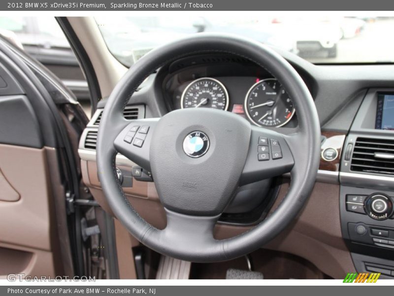 Sparkling Bronze Metallic / Tobacco 2012 BMW X5 xDrive35i Premium