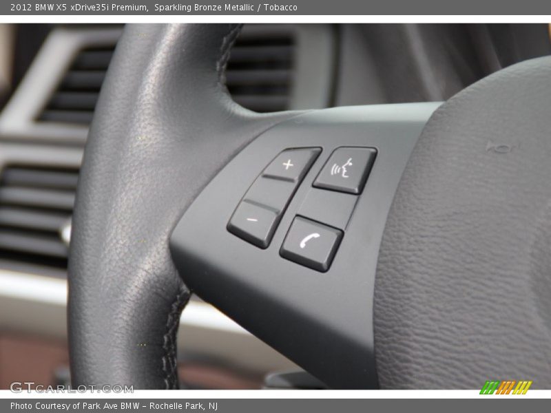 Sparkling Bronze Metallic / Tobacco 2012 BMW X5 xDrive35i Premium