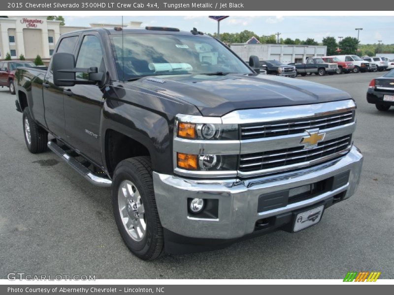 Tungsten Metallic / Jet Black 2015 Chevrolet Silverado 3500HD LT Crew Cab 4x4