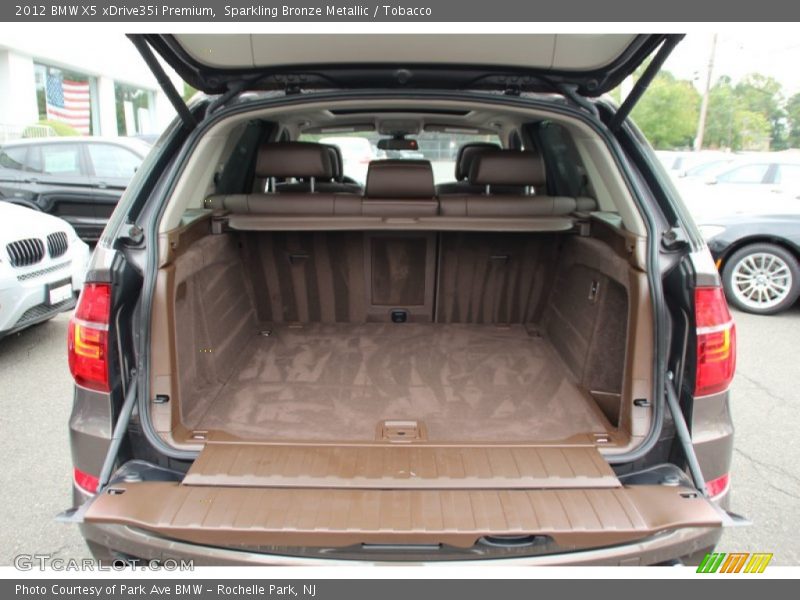Sparkling Bronze Metallic / Tobacco 2012 BMW X5 xDrive35i Premium