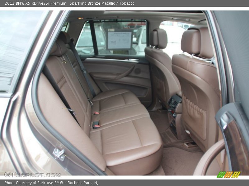 Sparkling Bronze Metallic / Tobacco 2012 BMW X5 xDrive35i Premium