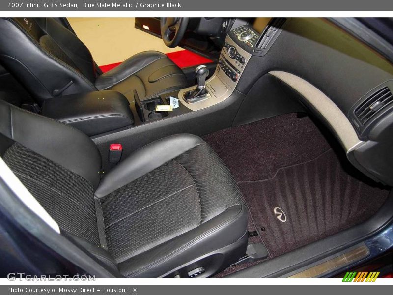 Blue Slate Metallic / Graphite Black 2007 Infiniti G 35 Sedan