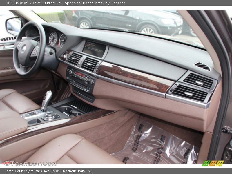 Sparkling Bronze Metallic / Tobacco 2012 BMW X5 xDrive35i Premium