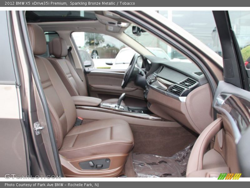 Sparkling Bronze Metallic / Tobacco 2012 BMW X5 xDrive35i Premium