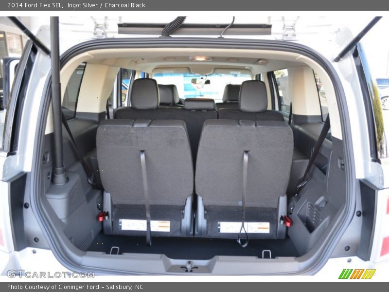 Ingot Silver / Charcoal Black 2014 Ford Flex SEL