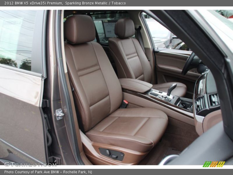 Sparkling Bronze Metallic / Tobacco 2012 BMW X5 xDrive35i Premium