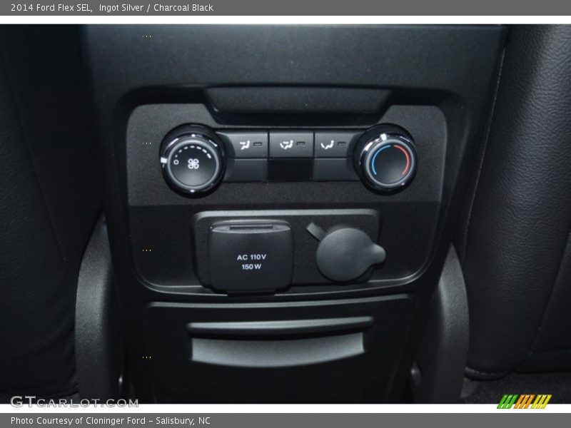 Ingot Silver / Charcoal Black 2014 Ford Flex SEL