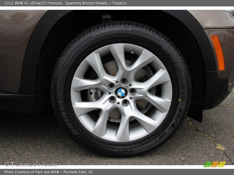 Sparkling Bronze Metallic / Tobacco 2012 BMW X5 xDrive35i Premium