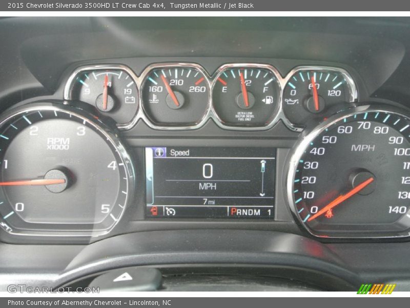 Tungsten Metallic / Jet Black 2015 Chevrolet Silverado 3500HD LT Crew Cab 4x4