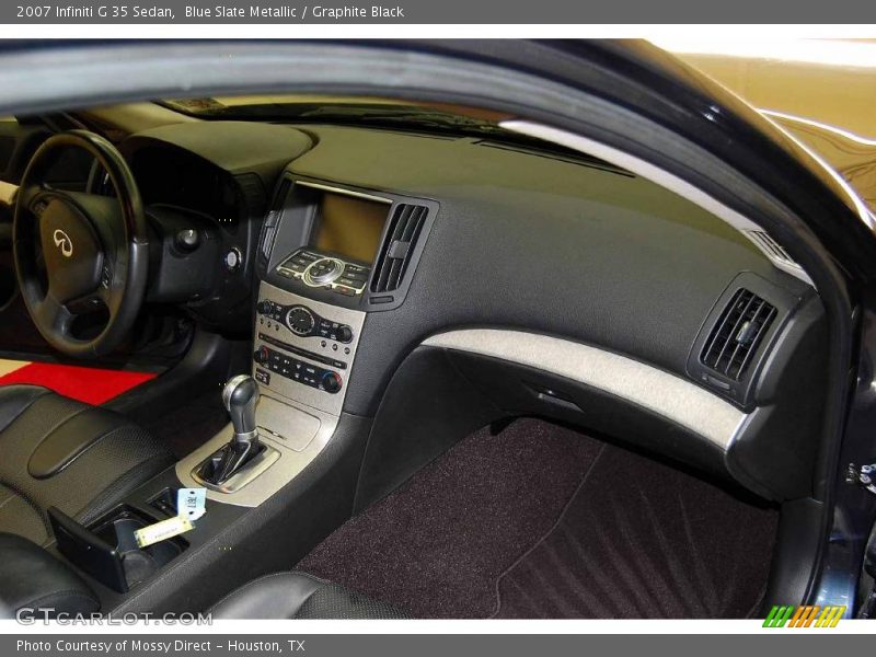 Blue Slate Metallic / Graphite Black 2007 Infiniti G 35 Sedan