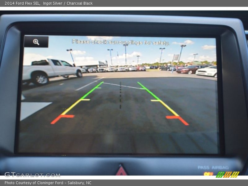 Ingot Silver / Charcoal Black 2014 Ford Flex SEL