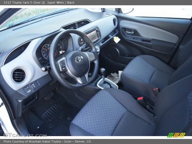 Black Interior - 2015 Yaris 5-Door LE 