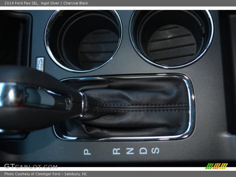 Ingot Silver / Charcoal Black 2014 Ford Flex SEL