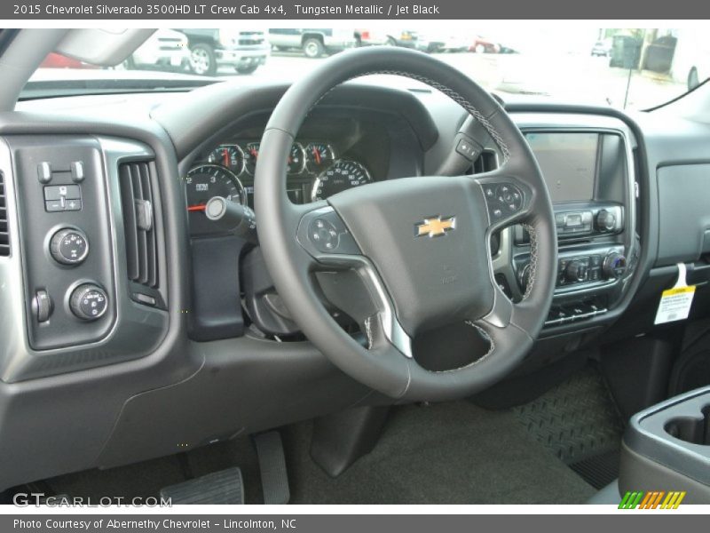 Tungsten Metallic / Jet Black 2015 Chevrolet Silverado 3500HD LT Crew Cab 4x4