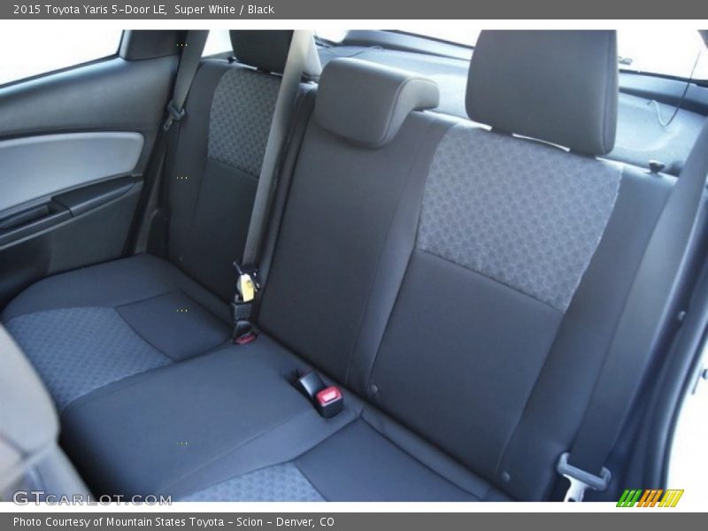 Rear Seat of 2015 Yaris 5-Door LE
