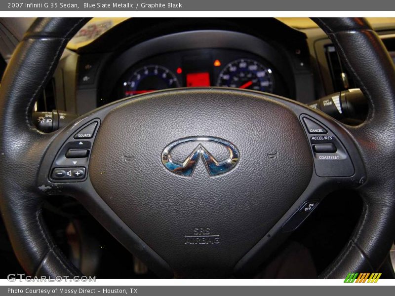 Blue Slate Metallic / Graphite Black 2007 Infiniti G 35 Sedan