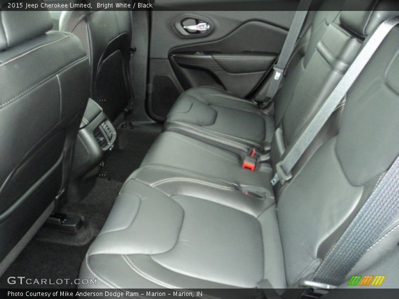 Bright White / Black 2015 Jeep Cherokee Limited