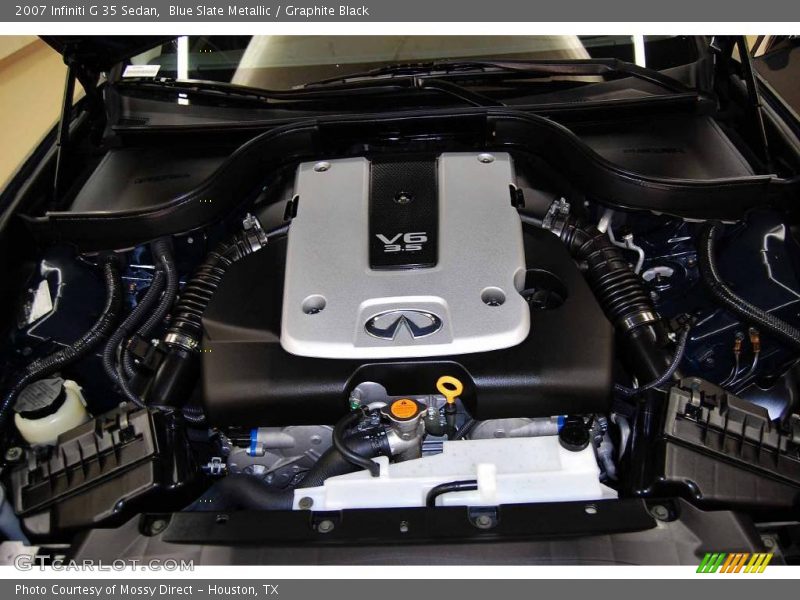 Blue Slate Metallic / Graphite Black 2007 Infiniti G 35 Sedan