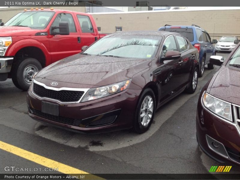 Dark Cherry / Beige 2011 Kia Optima LX