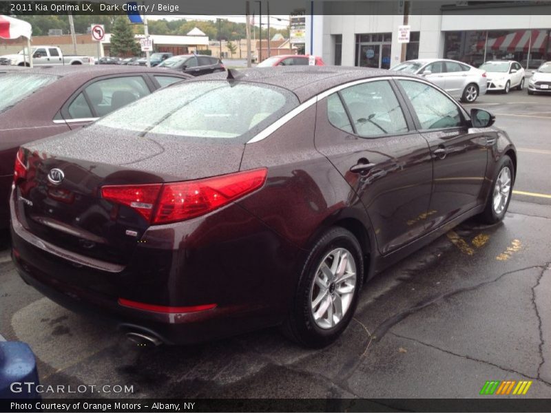 Dark Cherry / Beige 2011 Kia Optima LX