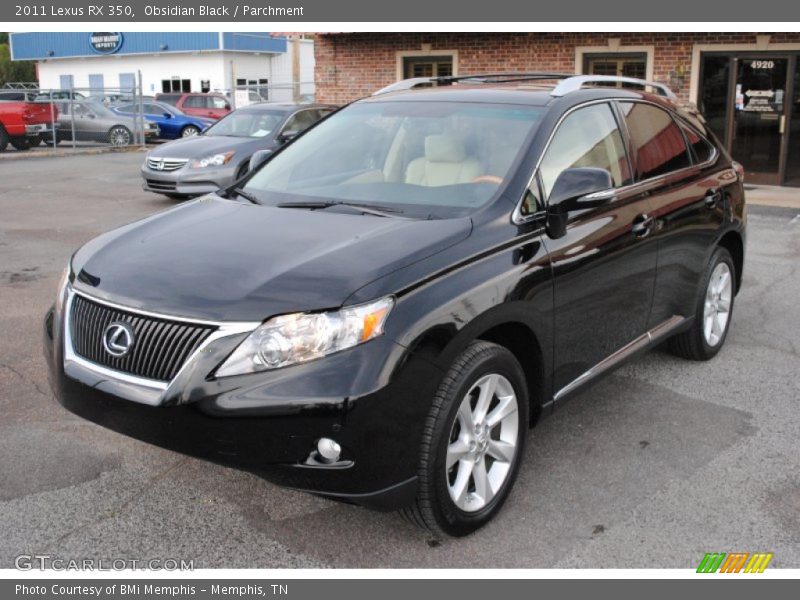 Obsidian Black / Parchment 2011 Lexus RX 350