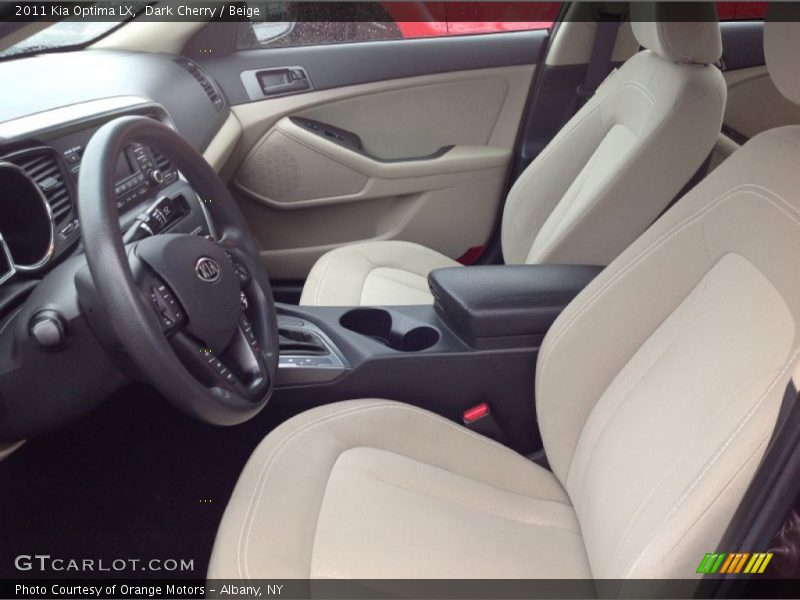 Dark Cherry / Beige 2011 Kia Optima LX