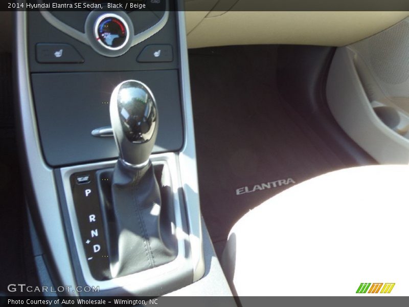 Black / Beige 2014 Hyundai Elantra SE Sedan