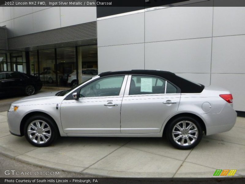 Ingot Silver Metallic / Dark Charcoal 2012 Lincoln MKZ FWD