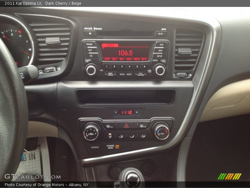 Dark Cherry / Beige 2011 Kia Optima LX