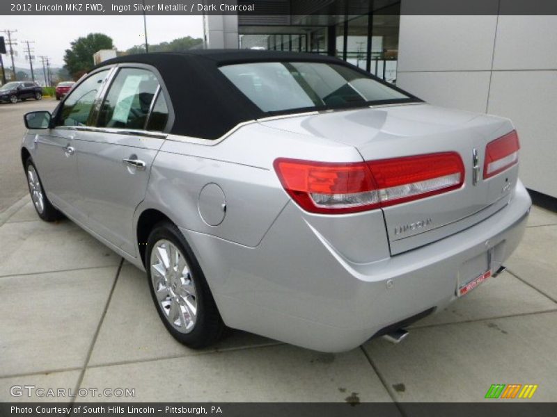 Ingot Silver Metallic / Dark Charcoal 2012 Lincoln MKZ FWD
