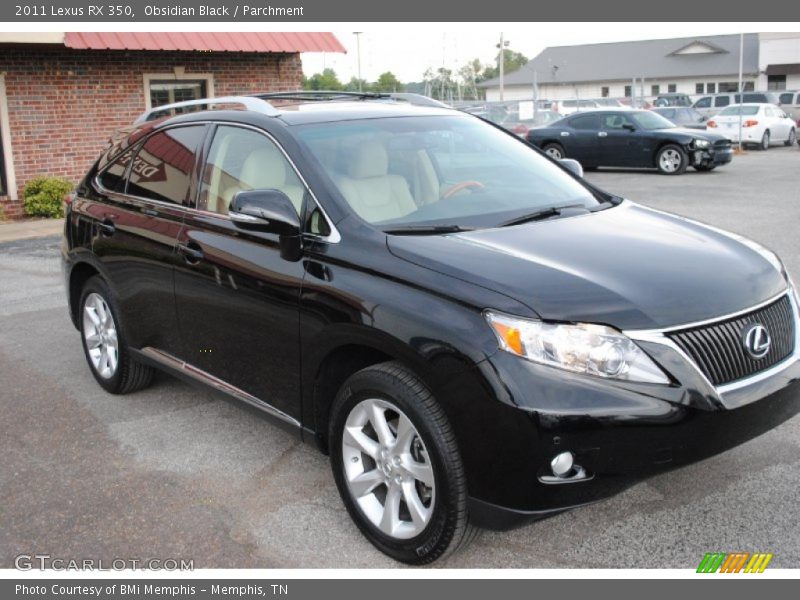 Obsidian Black / Parchment 2011 Lexus RX 350